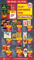 Gazetka promocyjna Aldi Nord - Von Montag - Gazetka - ważna od 07.06 do 07.06.2025 - strona 6 - produkty: aldi, angebot, angebote, aus der tiefkühlung, beutel, brötchen, coconut, coppenrath, dip, eis, eistee, elle, flasche, funny-frisch, haribo, heinz, ketchup, kokos, LG, mac, mayonnaise, merci, nuss, Ofen, reis, schoko, schokolade, schokoladen, Spezi, storck, tee, teller, Ti, tiefpreis, tortilla, tortillas, tradizionale, Yo