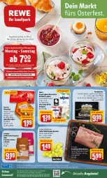 Gazetka promocyjna Rewe - REWE Ihr Kaufpark - Gazetka - ważna od 02.04 do 02.04.2022 - strona 1 - produkty: aktionspreis, alpro, angebot, angebote, apfel, beere, braten, caffè crema, classico, drink, eis, elle, espresso, ferrero, Ferrero Küsschen, gin, Heu, himbeer, himbeere, joghur, joghurt, krombache, krombacher, lavazza, natur, oder espresso, reis, Rückenbraten, rum, Schal, Schale, schwein, schweine, schweinerücken, soya, tafeltrauben, Ti, trauben, uhr, wein, weine, zucker