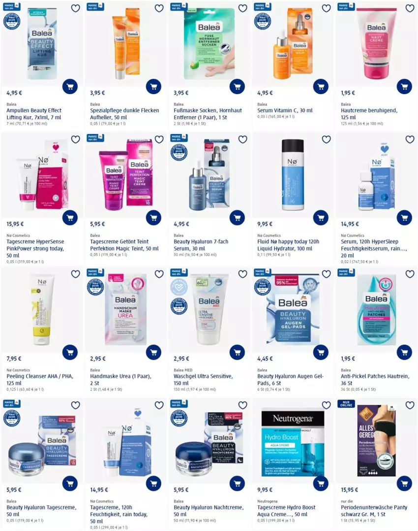 Aktueller Prospekt Dm Drogerie - Prospekte - von 07.04 bis 13.04.2022 - strona 3 - produkty: aqua, creme, Effect, elle, hyaluron, Maske, nachtcreme, neutrogena, panty, Peeling, Persen, rum, Serum, socken, Spezi, tagescreme, Ti, Unterwäsche, vita, Vitamin C, waschgel