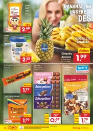 Gazetka promocyjna Netto Marken-Discount - Filial-Angebote - Gazetka - ważna od 17.06 do 17.06.2023 - strona 12 - produkty: ananas, Berger, bestpreis, bio, butter, chiquita, Datteln, eis, ente, erdnuss, Erdnussbutter, grill, honig, ndk, nuss, Rana, reis, schogetten, seeberger, snack, studentenfutter, Ti