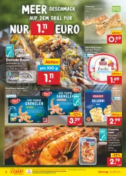 Gazetka promocyjna Netto Marken-Discount - Filial-Angebote - Gazetka - ważna od 17.06 do 17.06.2023 - strona 8 - produkty: angebot, aqua, backofen, bestpreis, Dorade, eis, garnelen, grill, Halloumi, küche, Küchen, mac, ndk, Ofen, olive, oliven, prawns, reis, salz, Schal, Schale, sour cream, Ti, zaziki