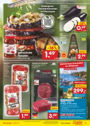 Gazetka promocyjna Netto Marken-Discount - Filial-Angebote - Gazetka - ważna od 17.06 do 17.06.2023 - strona 9 - produkty: angebot, asti, aubergine, auberginen, bestpreis, bio, bratwurst, bsf, buch, cin, eis, filet, filets, Getrocknete Tomaten, gin, jungbullen, parmigiano, parmigiano reggiano, reggiano, reis, reiseveranstalter, reiseverlauf, rezept, rezepte, salsiccia, steak, Ti, tomate, tomaten, uhr, wurst, ZTE