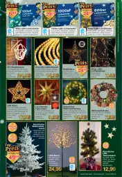 Gazetka promocyjna Jawoll - Prospekte - Gazetka - ważna od 18.12 do 18.12.2021 - strona 3 - produkty: batterie, Bau, beere, beeren, Draht, eis, , fernbedienung, Kette, Kranz, laterne, LED-Baum, led-licht, leds, Leuchte, leuchten, lichterkette, papier, Roller, rwe, schlauch, Tannenbaum, tender, Ti, topf, Weihnachtsbaum, Weihnachtskranz