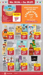 Gazetka promocyjna Aldi Nord - Von Montag - Gazetka - ważna od 05.07 do 05.07.2025 - strona 10 - produkty: aldi, backmischung, beutel, biscotto, butter, buttermilch, cookie, cookies, develey, drink, eis, eiskonfekt, eistee, flasche, gin, HP, jim beam, kaugummi, mac, mars, milch, Muffin, muffins, nuss, reis, sauce, sirup, tee, Ti, tiefpreis, vanille, ZTE, zucker