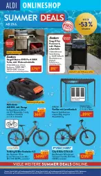 Gazetka promocyjna Aldi Nord - Von Montag - Gazetka - ważna od 05.07 do 05.07.2025 - strona 32 - produkty: akku, aldi, bürste, bürsten, decke, E-Bike, edelstahl, eis, elle, ente, gasgrill, grill, grillrost, li-ion-akku, mähroboter, ndk, pavillon, rasen, reis, Ria, rum, rwe, Schal, Schale, schutzhülle, senf, Sport, Ti, wasser