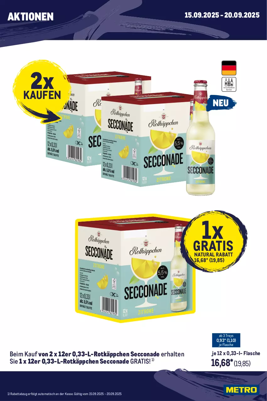 Aktueller Prospekt Metro - Wochen-Angebote Händler - von 15.09 bis 20.09.2025 - strona 4 - produkty: auto, ecco, flasche, LG, natur, natura, rotkäppchen, Ti, tisch
