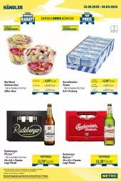Gazetka promocyjna Metro - Wochen-Angebote Händler - Gazetka - ważna od 20.09 do 20.09.2025 - strona 5 - produkty: Berger, budweiser, durstlöscher, eis, eistee, flasche, getränk, getränke, Palette, pils, pilsner, radeberger, radeberger pilsner, reis, tee, Ti, tiefpreis