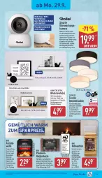 Gazetka promocyjna Aldi Nord - Von Montag - Gazetka - ważna od 04.10 do 04.10.2025 - strona 18 - produkty: Anfeuerholz, auer, auto, briketts, decke, deckenleuchte, dell, deo, eis, elle, ente, gin, grill, Holz, Holzbriketts, Intel, kamera, Kamin, Leuchte, leuchtmittel, LG, Mode, natur, reis, Ria, Ti, usb, wandhalterung, wolle, ZTE