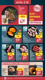 Gazetka promocyjna Aldi Nord - Von Montag - Gazetka - ważna od 04.10 do 04.10.2025 - strona 31 - produkty: aldi, backwaren, beere, beeren, Blaubeer, blaubeere, blueberry, braten, butter, cordon bleu, Croissant, eis, Elan, filet, geback, gewürz, grill, kräuter, küche, Küchen, lamm, lammkeule, Laugencroissant, marinade, Muffin, reis, rind, rinder, Rinderroulade, rinderrouladen, rouladen, schwein, schweine, schweinefilet, steak, steaks, Ti, tiefpreis, wein, weine