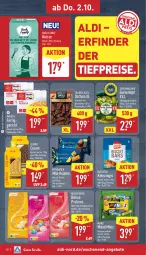 Gazetka promocyjna Aldi Nord - Von Montag - Gazetka - ważna od 04.10 do 04.10.2025 - strona 33 - produkty: aldi, angebot, angebote, aus der tiefkühlung, biscotto, creme, Datteln, eis, fertiggericht, frosta, gurke, gurken, keks, kuchen, leibniz, mars, moser, Moser Roth, mövenpick, pralinen, reis, riegel, spreewaldhof, Ti, tiefpreis, topf