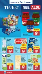 Gazetka promocyjna Aldi Nord - Von Montag - Gazetka - ważna od 04.10 do 04.10.2025 - strona 36 - produkty: aldi, Alwa, aqua, auer, aus der tiefkühlung, Becher, bio, cin, cola, eis, flasche, Frische Pasta, lachs, milch, mineralwasser, moser, Moser Roth, natürliches mineralwasser, pasta, pasta-sauce, Quellbrunn, Räucherlachs, reis, salz, sauce, Spezi, Ti, tiefpreis, trolli, vollmilch, wasser