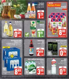 Gazetka promocyjna Edeka - Prospekte - Gazetka - ważna od 17.02 do 17.02.2024 - strona 18 - produkty: Alwa, deka, drink, eis, energy drink, frucht, fruchtsaft, mineralwasser, monster, Monster Energy, natürliches mineralwasser, Nektar, reis, saft, Ti, volvic, volvic natürliches, wasser, ZTE