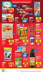 Gazetka promocyjna Lidl - Aktionsprospekt - Gazetka - ważna od 20.07 do 20.07.2024 - strona 12 - produkty: angebot, Ayran, babybel, bratwurst, coupon, drink, ehrmann, eis, elle, essig, filet, filets, fisch, fischstäbchen, Geflügel, Gelatelli, hengstenberg, Hengstenberg Altmeister, joghur, joghurt, Kinder, kinder pingui, knorr, Meister, mini babybel, Nordsee, pingui, preisvorteil, reis, saft, salat, salatkrönung, teller, thunfisch, thunfisch filets, Ti, Tüte, wein, wurst, zott