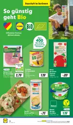 Gazetka promocyjna Lidl - Aktionsprospekt - Gazetka - ważna od 20.07 do 20.07.2024 - strona 42 - produkty: auer, bio, bioland, eis, eiswaffeln, frischkäse, Käse, Körniger Frischkäse, mais, natur, ndk, reis, Reiswaffeln, resa, Schal, Schale, Sondey, Spezi, Ti, tomate, tomaten, waffeln