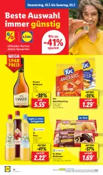 Gazetka promocyjna Lidl - Aktionsprospekt - Gazetka - ważna od 20.07 do 20.07.2024 - strona 44 - produkty: bites, chantré, Dr. Oetker, eis, elle, getränk, kuchen, ndk, reis, Schal, Schale, sirup, teller, Ti, tuc, wein, weinbrand, Yo