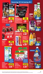 Gazetka promocyjna Lidl - Aktionsprospekt - Gazetka - ważna od 20.07 do 20.07.2024 - strona 45 - produkty: Air Wick, angebot, basmati, Basmati Reis, coca-cola, cola, Coral, coupon, creme, danone, drink, Duftspray, eis, elle, flieder, gin, grill, Hohes C, rama, rama cremefine, Rauch, reis, rwe, Skyr, Taco Shells, teller, Ti, tisch, tortilla, tortillas, waschmittel, WICK, Yo, ZTE