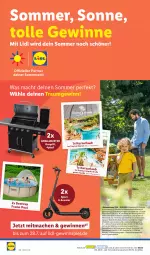 Gazetka promocyjna Lidl - Aktionsprospekt - Gazetka - ważna od 20.07 do 20.07.2024 - strona 56 - produkty: Bad, bestway, Brei, eis, gasgrill, gewinnspiel, grill, LG, mac, Meister, ndk, pool, reis, Schal, Schale, scooter, Sport, Ti