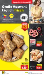 Gazetka promocyjna Lidl - Aktionsprospekt - Gazetka - ważna od 20.07 do 20.07.2024 - strona 6 - produkty: brot, brötchen, Donut, donuts, eis, margherita, Meister, ndk, reis, Schal, Schale, Ti