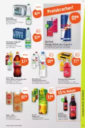 Gazetka promocyjna Tegut - Angebote der Woche - Gazetka - ważna od 30.09 do 30.09.2023 - strona 17 - produkty: Alwa, bio, coca-cola, cola, drink, eis, energy drink, ente, fanta, flasche, frucht, fruchtsaft, Happy Day, limo, limonade, Mezzo Mix, mineralwasser, Nektar, Rauch, red bull, RhönSprudel, ring, saft, säfte, sprite, Sprudel, Ti, wasser