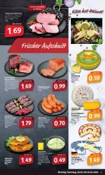 Gazetka promocyjna Markant - Prospekte - Gazetka - ważna od 02.04 do 02.04.2022 - strona 3 - produkty: braten, cambozola, deutscher weichkäse, frico, gouda, gouda jung, Käse, leine, mac, marinade, rouge, rougette, schinken, schnittkäse, Spezi, Ti, weichkäse