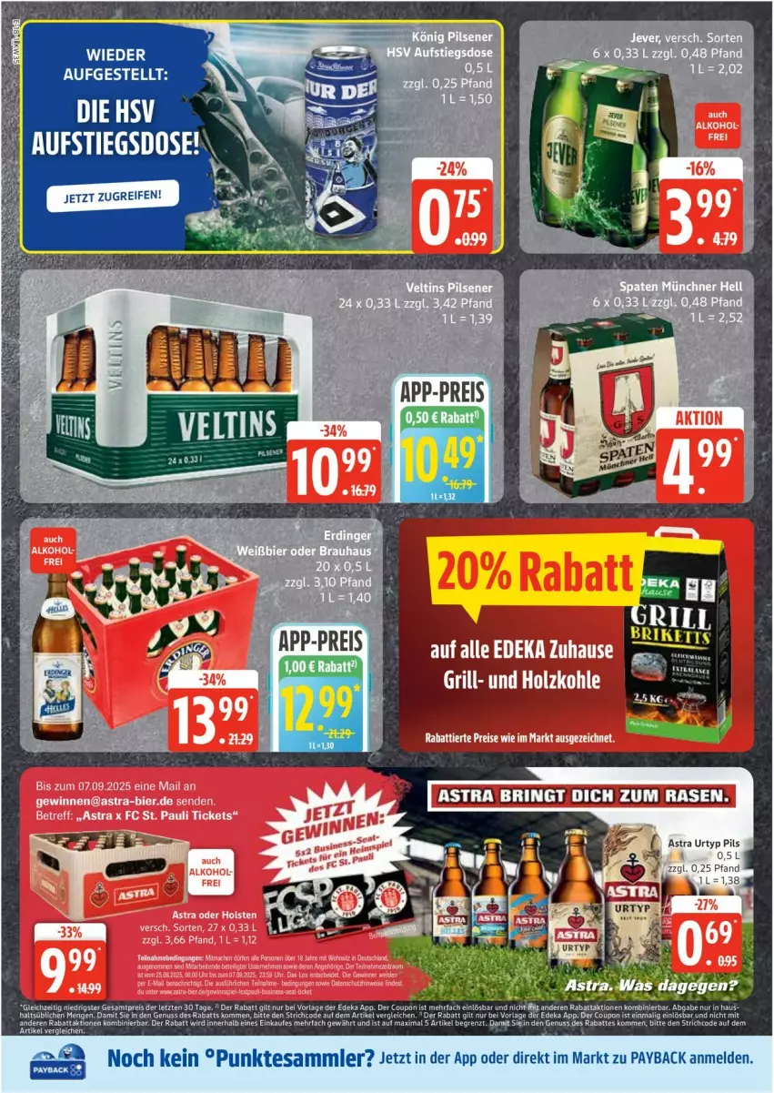Aktueller Prospekt Edeka - Prospekte - von 25.08 bis 30.08.2025 - strona 18 - produkty: Astra, eier, nuss, payback, pils, tesa, Ti, urtyp