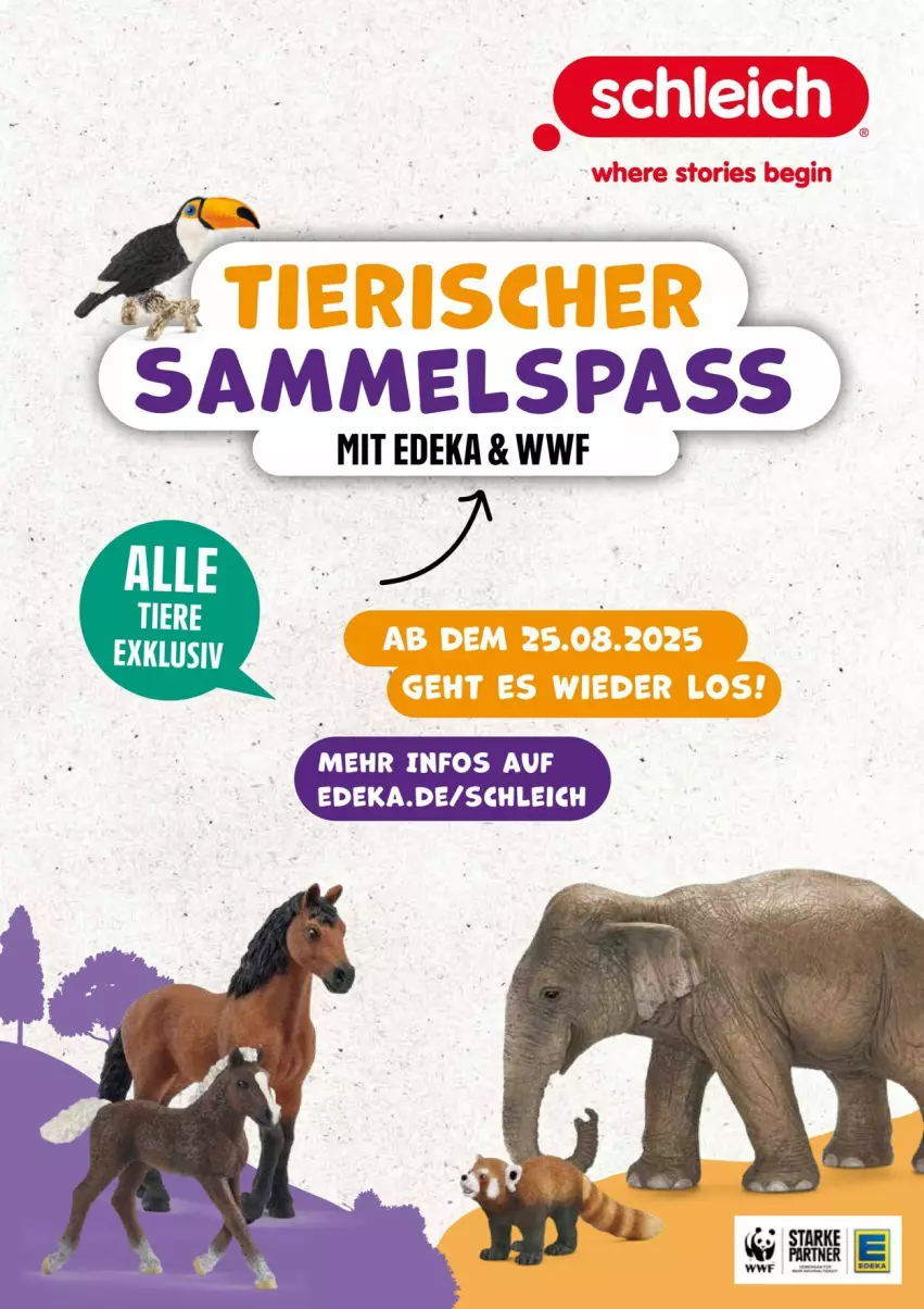 Aktueller Prospekt Edeka - Prospekte - von 25.08 bis 30.08.2025 - strona 23 - produkty: deka, Schleich