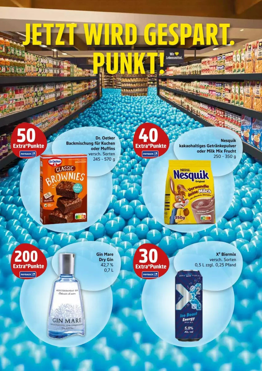 Aktueller Prospekt Edeka - Prospekte - von 25.08 bis 30.08.2025 - strona 28 - produkty: backmischung, bier, Dr. Oetker, dry gin, frucht, getränk, getränke, getränkepulver, gin, gin mare, kakao, kuchen, Muffin, muffins, nesquik, Ti