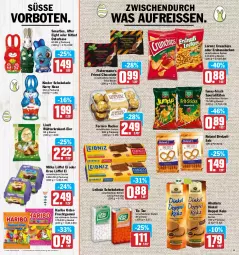 Gazetka promocyjna Aez - Prospekte - Gazetka - ważna od 09.04 do 09.04.2022 - strona 11 - produkty: after eight, beutel, chips, cola, crunchips, eier, eis, elle, erdnuss, ferrero, Ferrero Rocher, frucht, fruchtgummi, funny-frisch, haribo, keks, kekse, Kinder, kinder schokolade, kitkat, leibniz, lindt, Löffel, lorenz, lorenz crunchips, milka, natur, natura, nuss, oreo, reis, reiss, salz, schoko, schokolade, smarties, Spezi, teller, Ti