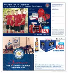 Gazetka promocyjna Aez - Prospekte - Gazetka - ważna od 09.04 do 09.04.2022 - strona 6 - produkty: AEZ, ball, bier, coupon, eis, elle, erde, flasche, Fußball, gewinnspiel, glasflasche, gutschein, mac, Paula, paulaner, reis, ring, rum, Tasche, telefon, teller, Ti, weck, weissbier