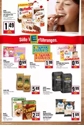 Gazetka promocyjna Kupsch - Angebote der Woche - Gazetka - ważna od 15.10 do 15.10.2022 - strona 7 - produkty: bohne, bohnen, bohnenkaffee, cerealien, deka, frucht, fruchtgummi, haselnuss, jacobs, Jacobs Gold, kaffee, katjes, Kinder, kinder country, kinder schokolade, löslicher bohnenkaffee, mandel, mandeln, nestlé, nuss, nutella, oder yogurette, riegel, schoko, schokolade, Ti, Vegeta, Yo, yogurette