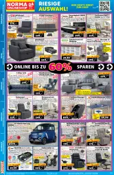 Gazetka promocyjna Norma - Norma - Gazetka - ważna od 15.12 do 15.12.2024 - strona 2 - produkty: akku, angebot, armlehnen, auto, Bank, Bau, bett, braun, Couch, eis, Elektro, Elektroroller, elle, ente, federkern, fernbedienung, garnitur, Gästebett, gefu, getränk, getränke, getränkehalter, hocker, Holz, Intel, jeans, kissen, latte, lautsprecher, leine, LG, Liege, mac, matratze, matratzen, mikrofaser, Mode, ndk, pink ice, reis, rel, relaxsessel, ring, Roller, rückenlehne, rwe, Schaukel, schlafsofa, Schrank, sessel, Sitzhöhe, sitzkissen, Sofa, sonoma eiche, Spiele, stuhl, Tasche, taschen, taschenfederkern-matratze, Ti, tiernahrung, tisch, topper, Wanne, wein, weine, weinshop