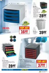 Gazetka promocyjna Metro - Office Spezial - Gazetka - ważna od 20.04 do 20.04.2022 - strona 19 - produkty: din a4, eis, Kette, lack, office, reis, schubladen, Ti, top-hit