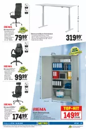 Gazetka promocyjna Metro - Office Spezial - Gazetka - ważna od 20.04 do 20.04.2022 - strona 23 - produkty: Aktenschrank, armlehnen, Brei, eis, HP, kraft, latte, office, reis, rückenlehne, Schrank, schreibtisch, stuhl, Ti, tisch, tischplatte, Tischplatten, top-hit