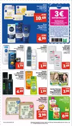 Gazetka promocyjna Marktkauf - Prospekt - Gazetka - ważna od 26.08 do 26.08.2023 - strona 25 - produkty: aktionspreis, auer, Blüte, body, coupon, coupons, creme, deka, deo, deospray, dove, duschgel, eis, erde, flasche, fructis, garnier, gesichtspflege, gin, haarspray, Lotion, nivea, Nivea Men, Nuance, nuss, Nutrisse, reis, sebamed, shampoo, shampoo oder spülung, sofortrabatt, spülung, syoss, Tagespflege, tee, Ti, vita, Vitamin C, windeln, Yo, Zelt, ZTE