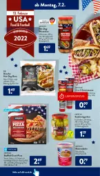 Gazetka promocyjna AldiSud - ALDI Aktuell - Gazetka - ważna od 12.02 do 12.02.2022 - strona 14 - produkty: aldi, ball, Becher, eis, gewürz, gurke, gurken, Käse, ketchup, mayonnaise, natur, pizza, reis, röstzwiebeln, salami, sandwich, sauce, schnitten, senf, Ti, würstchen, würzsauce, Yo, zwiebel, zwiebeln