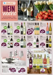 Gazetka promocyjna Vmarkt - Prospekte - Gazetka - ważna od 13.03 do 13.03.2024 - strona 1 - produkty: Bad, bio, ente, flasche, Kaiser, LG, maybach, sekt, stuhl, Ti, wasser, wein