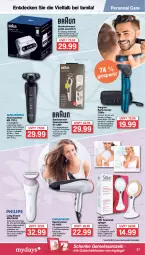 Gazetka promocyjna Famila - Prospekte - Gazetka - ważna od 22.07 do 22.07.2023 - strona 27 - produkty: akku, BaByliss, Blutdruckmessgerät, decke, eis, elle, gutschein, haarschneider, haartrockner, herrenrasierer, kosmetik, Kosmetikspiegel, mydays, Persona, rasierer, reis, rwe, Schütze, Shaver, spiegel, teller, Ti, Tiere, Trockner