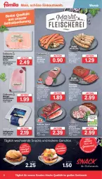 Gazetka promocyjna Famila - Prospekte - Gazetka - ważna od 22.07 do 22.07.2023 - strona 6 - produkty: aufschnitt, beef, braten, bratwurst, brot, brötchen, buch, eis, fleisch, Geflügel, geflügelsalat, gewürz, Holz, Käse, kochschinken, krustenbraten, leine, mac, meerrettich, Rauch, reis, remoulade, Rettich, roastbeef, rwe, sac, saft, sahne, salat, schinken, schnitzel, snack, snacks, Speck, spinat, südtiroler, tesa, Ti, truthahn, wiener, wiener würstchen, wurst, würstchen