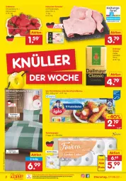 Gazetka promocyjna Netto Marken-Discount - Filial-Angebote - Gazetka - ważna od 11.06 do 11.06.2022 - strona 2 - produkty: backfisch, beere, beeren, bett, bettwäsche, dallmayr, eis, erdbeere, erdbeeren, fisch, fischstäbchen, hähnchen-schenkel, henkel, iglo, kaffee, kissen, kopfkissen, mikrofaser, natur, ndk, papier, reis, Schal, Schale, schenkel, Ti, toilettenpapier