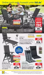 Gazetka promocyjna Lidl - Aktionsprospekt - Gazetka - ważna od 02.03 do 02.03.2024 - strona 40 - produkty: angebot, angebote, dell, eis, elle, Garten, gartenmöbel, Liege, möbel, Mode, ndk, reis, rel, relaxsessel, Schal, Schale, sessel, telefon, Ti, tisch, uhr