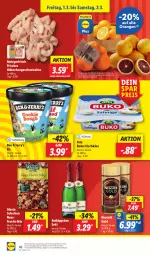 Gazetka promocyjna Lidl - Aktionsprospekt - Gazetka - ważna od 02.03 do 02.03.2024 - strona 54 - produkty: aktionspreis, alesto, angebot, arla, arla buko, Buko, coupon, drucker, eis, Engel, frischkäse, frucht, geschnetzeltes, Hähnchengeschnetzeltes, Käse, kerze, Nescafé, nescafé gold, nuss, orange, orangen, papier, reis, rotkäppchen, sekt, Ti, Zelt, ZTE