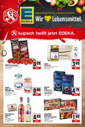 Gazetka promocyjna Kupsch - Angebote der Woche - Gazetka - ważna od 21.05 do 21.05.2022 - strona 1 - produkty: bratwurst, deka, flammkuchen, flasche, gin, grill, grillbratwurst, joghur, joghurt, joghurt mild, kaffee, kuchen, lamm, landliebe, landliebe joghurt, LG, merl, mövenpick, mövenpick kaffee, Ofen, original wagner, pizza, rispentomaten, steinofen, steinofen pizza, Ti, tomate, tomaten, wagner, wein, wurst