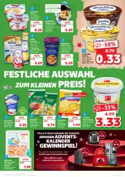 Gazetka promocyjna Kaufland - Gazetka - ważna od 24.12 do 24.12.2021 - strona 27 - produkty: ACC, Adventskalender, angebot, angebote, Becher, beutel, braten, butter, Butterschmalz, Cap, cappuccino, chia, cin, creme, dessert, ehrmann, eier, eierspätzle, eis, espresso, , freddo, früchte, garnelen, getränk, getränke, gewinnspiel, Grießpudding, henglein, landliebe, leine, mac, macchiato, malz, milch, milchmischgetränke, mövenpick, oder cappuccino, pfanne, pfannen, pudding, rama, rama cremefine, reis, riesengarnelen, sahne, schlagsahne, Schmalz, schoko, spielzeug, Tasche, taschen, Ti, Tiere, torte, tortelloni, vanille, vollmilch