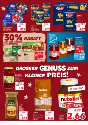 Gazetka promocyjna Kaufland - Gazetka - ważna od 24.12 do 24.12.2021 - strona 5 - produkty: angebot, angebote, auer, barilla, beutel, bio, bohne, bohnen, bohnenkaffee, creme, eis, espresso, filet, filets, hartweizen, hering, Herings, heringsfilets, jacobs, Jacobs Gold, kaffee, kaffeespezialitäten, kirsch, kirsche, kirschen, knorr, konfitüre, konfitüre extra, lavazza, leine, löslicher bohnenkaffee, milch, nuss, nutella, pesto, reis, ring, sauerkirschen, Schwartau, Soße, Spezi, teigwaren, Ti, tisch, zucker