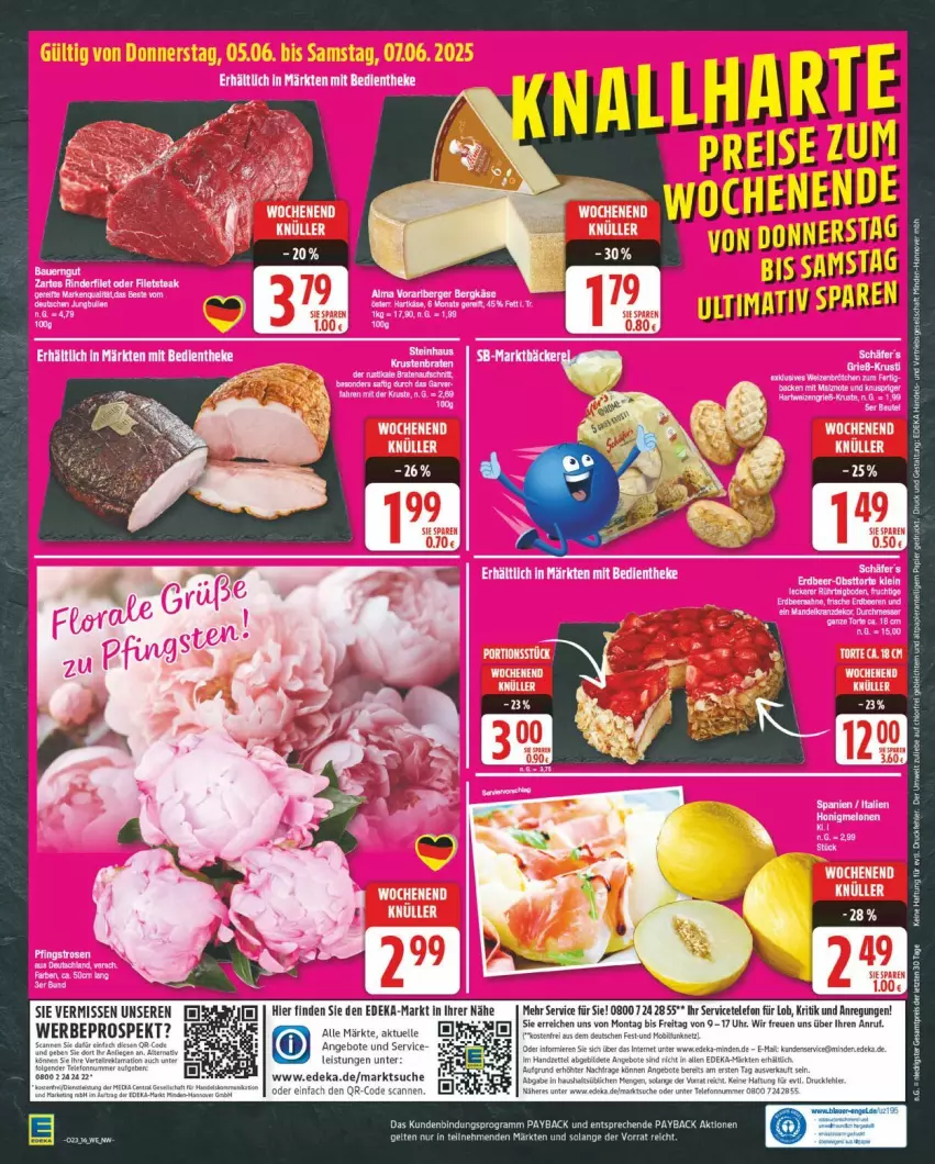 Aktueller Prospekt Edeka - Prospekte - von 02.06 bis 07.06.2025 - strona 16 - produkty: angebot, angebote, bett, deka, eis, elle, hose, payback, Ti