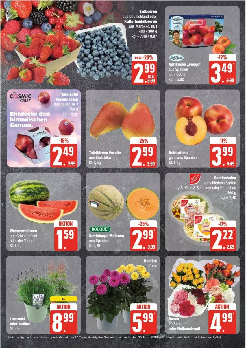 Aktueller Prospekt Edeka - Prospekte - von 27.05 bis 01.06.2024 - strona 6 - produkty: beere, beeren, deka, eier, eis, erdbeere, erdbeeren, heidelbeere, heidelbeeren, Käse, reis, schinken, Ti, ZTE