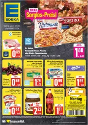 Gazetka promocyjna Edeka - Prospekte - Gazetka - ważna od 01.06 do 01.06.2024 - strona 1 - produkty: cola, eis, flammkuchen, kuchen, lamm, limo, limonade, nutella, pizza, reis, ristorante, ristorante pizza, Ti, ZTE