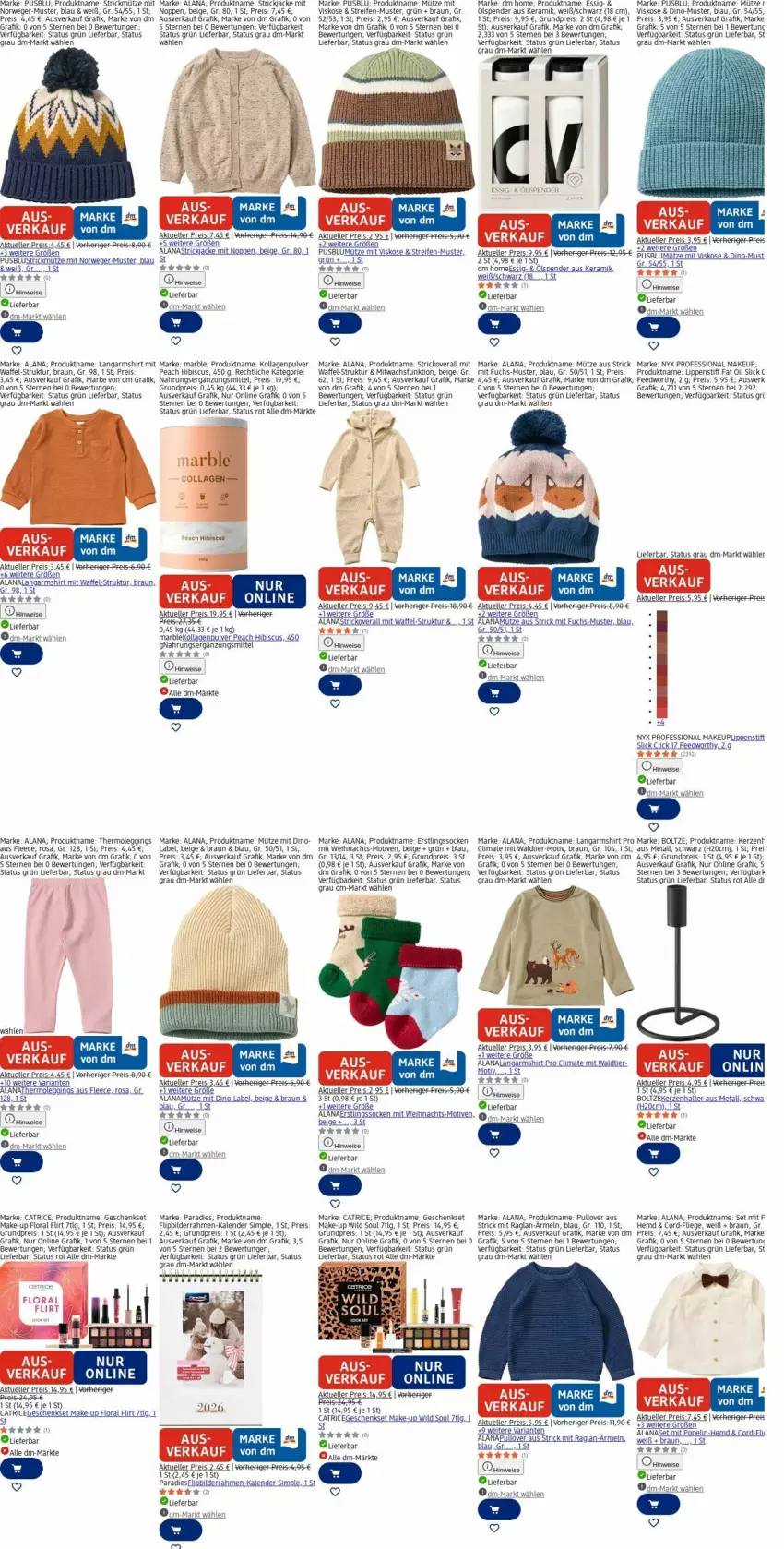 Aktueller Prospekt Dm Drogerie - Prospekte - von 02.03 bis 11.03.2026 - strona 22 - produkty: bilderrahmen, braun, eis, elle, essig, geschenkset, gin, hemd, Jacke, kakao, kerze, Kerzenhalter, Kollagen, Langarmshirt, leggings, LG, Liege, Lippenstift, Make-up, Mütze, Overall, Pullover, reifen, reis, Ria, rwe, shirt, sim, socken, Strickjacke, tee, Thermoleggings, Ti, usb, Wild