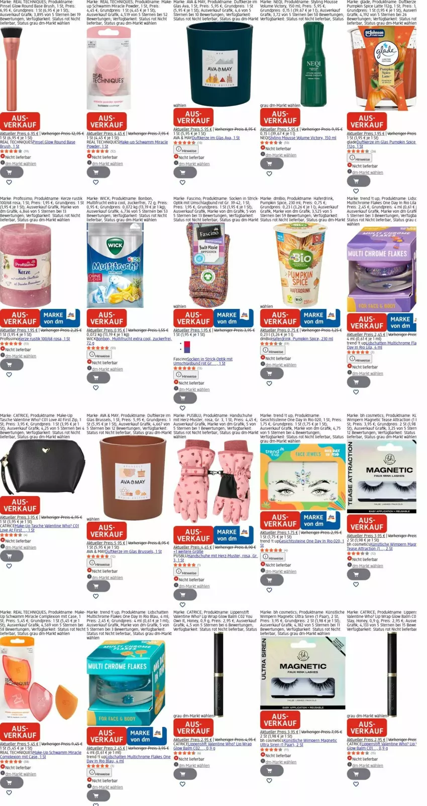 Aktueller Prospekt Dm Drogerie - Prospekte - von 02.03 bis 11.03.2026 - strona 26 - produkty: bio, Brei, cin, dell, drink, Duftkerze, eis, elle, flakes, frucht, Glade, hafer, Haferdrink, handschuhe, kerze, latte, Lippenstift, Make-up, mousse, ndk, Pinsel, Profissimo, reis, Ria, rum, schuhe, schwamm, sim, socken, Tasche, tee, Ti, usb, WICK, wrap, Yo, zucker