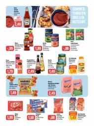 Gazetka promocyjna Feneberg - Prospekte - Gazetka - ważna od 22.07 do 22.07.2023 - strona 9 - produkty: barilla, beutel, chips, crunchips, delikatess-essig, discount, eis, essig, flasche, goldbären, gourmet-sauce, grill, gurke, gurken, haribo, heinz, hengstenberg, ketchup, kitkat, knoppers, knorr, Kühne, lorenz, lorenz crunchips, Manner, mayonnaise, oryza, pesto, reis, reiss, riegel, salat, salatkrönung, sauce, saucen, specht, Spezi, Ti, tomate, tomaten, tomato ketchup, Törtchen, waffeln, Yo